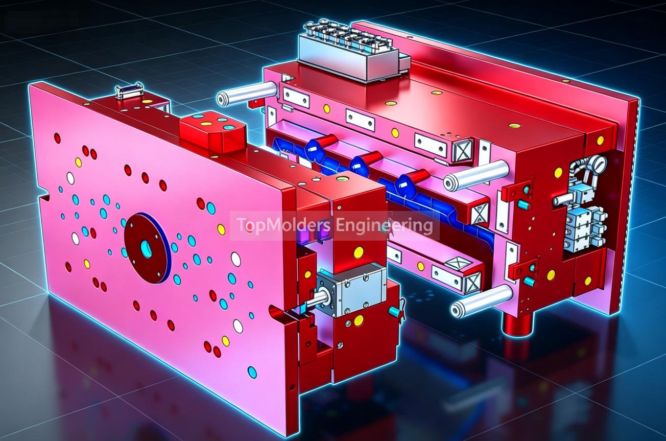 3D conformal cooling channel – printed channels following part contour