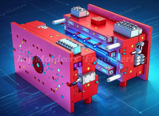 Product assembly 3D drawing – full assembly with exploded view