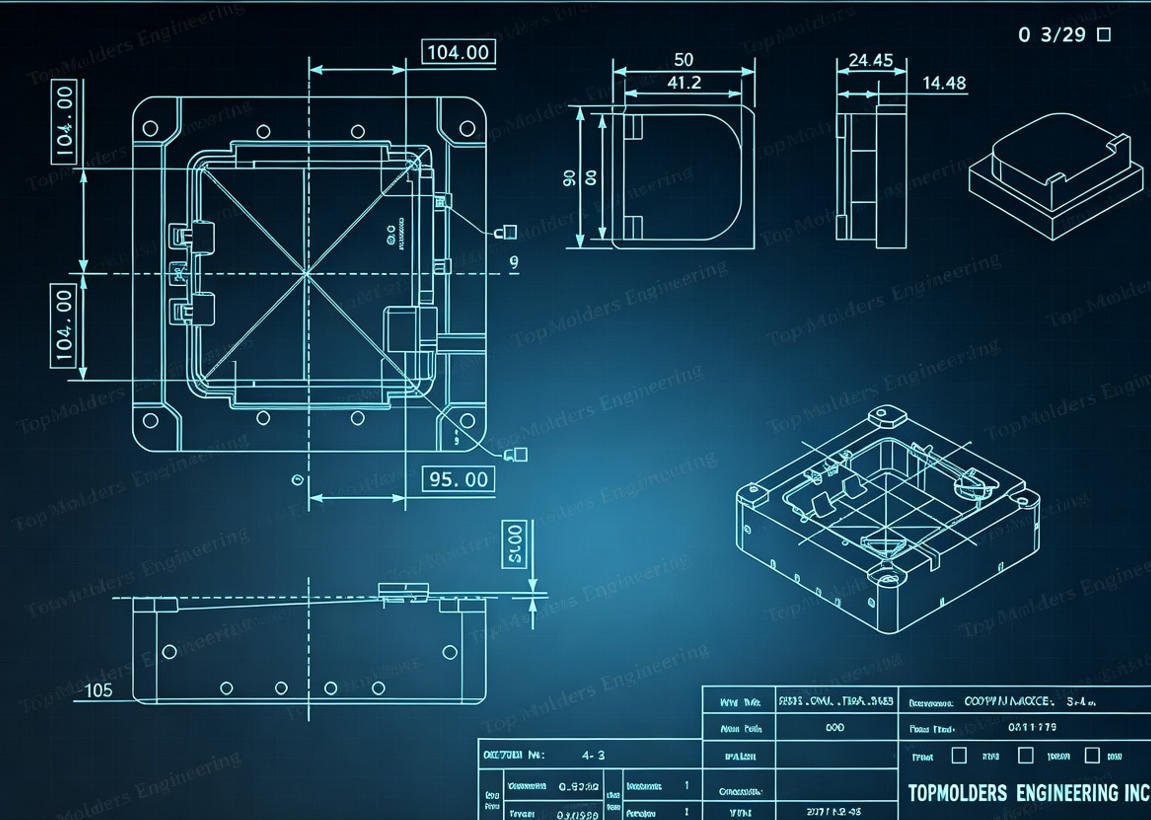 Electrode design drawing – X/Y/Z data, setup sheets and orientation chamfer